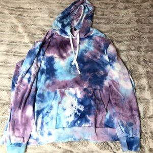 rue21 justify tie dye hoodie